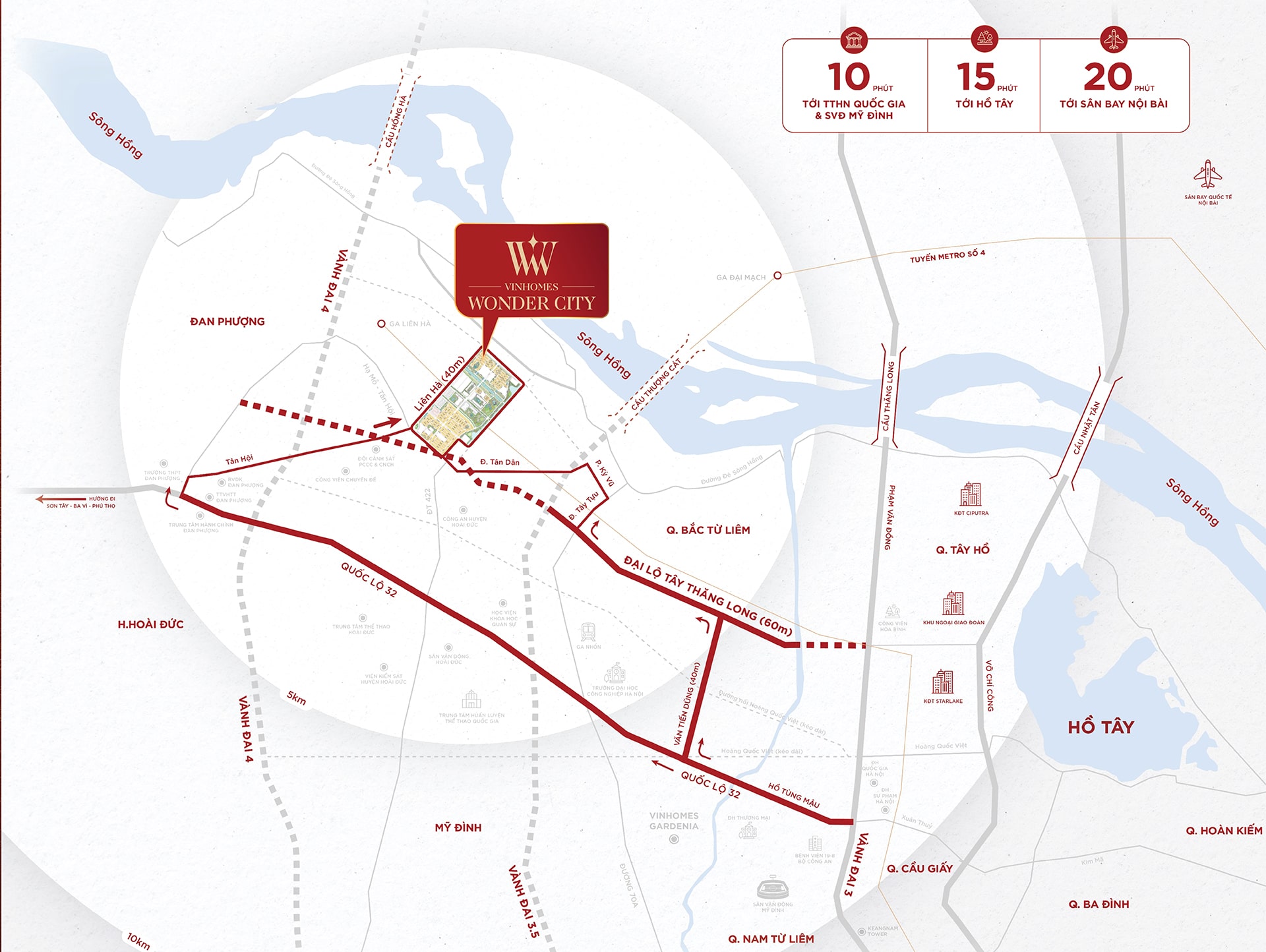 vị trí Vinhome Wonder City